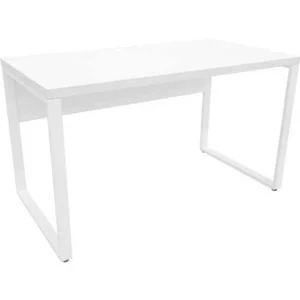 Письменный стол Deco B-120 (120 x 60cm) белый+рамка белая