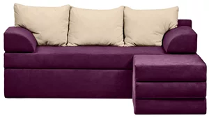 Canapea fără ramă Edka Sirius 200/90/45 M10 violet inchis