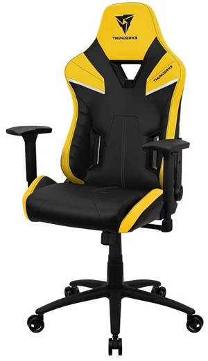 Scaun gaming ThunderX3 TC5  Black, Bumblebee Yellow