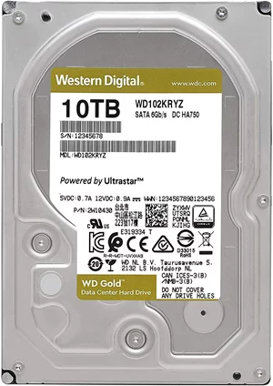 Жесткий диск HDD Western Digital Gold WD102KRYZ 10TB