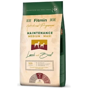 Hrana uscata pentru caini Fitmin medium maxi maintenance lamb&beef 2.5 kg