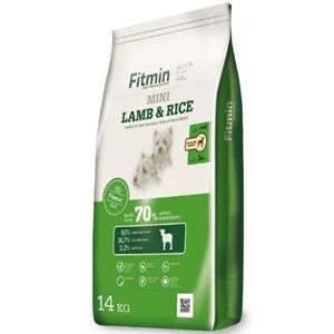 Hrana uscata pentru caini Fitmin mini lamb&rise 14 kg