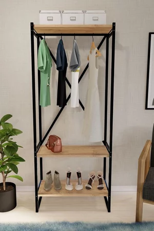 Прихожая Fabulous Metal Coat Stand Pine/Black