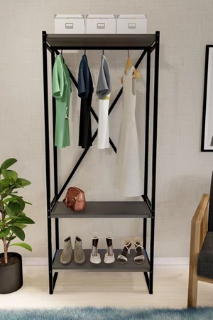 Прихожая Fabulous Metal Coat Stand Anthracite/Black