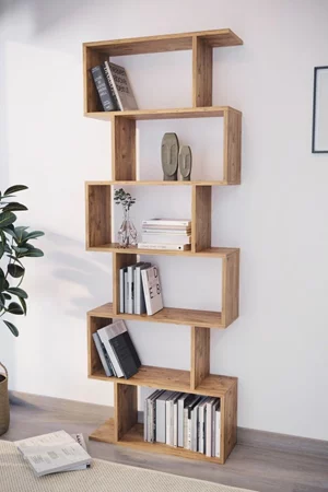 Стеллаж Fabulous Zigzag 6 Shelves Pine