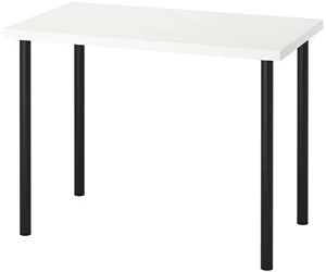 Письменный стол Ikea Linnmon/Adils 100x60 Белый/Черный