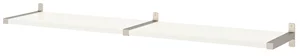 Polita Ikea Bergshult/Granhult 160x30 White/Nickel Plated