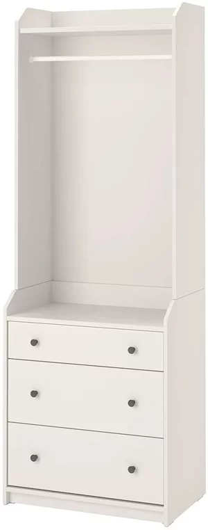 Шкаф Ikea Hauga 3 70x199 White