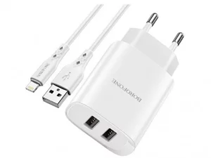 Зарядное устройство Borofone Wall Charger BN2 White