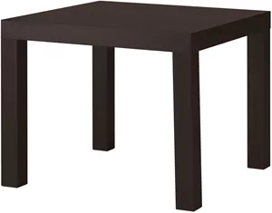 Журнальный cтолик Ikea Lack 55x55 Black-brown