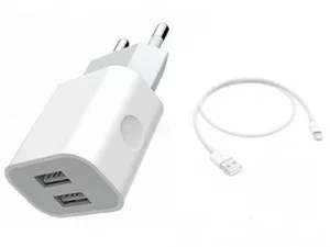 Зарядное устройство Jokade Cable USB to Lightning Single Dual 5A Yiyue White