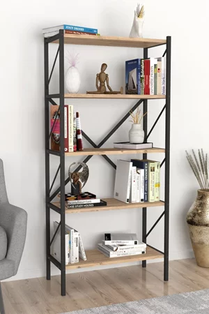 Etajera Fabulous Shelves Metal Pine/Black