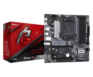 Placă de bază ASRock A520M Phantom Gaming 4