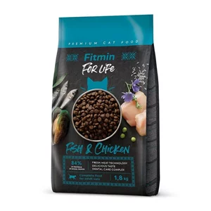 Hrana pentru pisici Fitmin cat For Life Adult Fish and Chicken 1.8kg