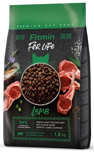 Hrana pentru pisici Fitmin cat For Life Adult lamb 1.8kg