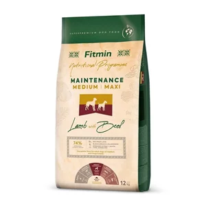 Сухой корм для собак Fitmin dog medium maxi maintenance lamb&beef 12 kg