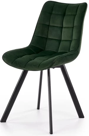 Scaun de bucatarie Halmar K332 Black/Green Dark