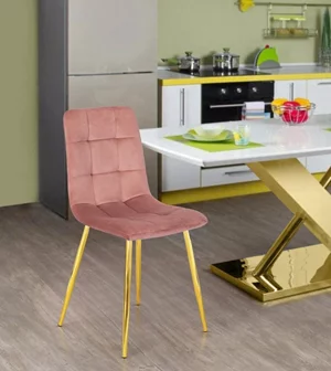 Стул для кухни Mebel Elite York Pink/Golden