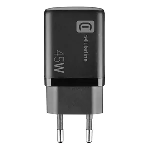 Зарядное устройство Cellularline Wall Charger GAN 45W Black