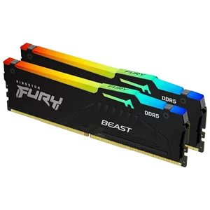 Оперативная память Kingston FURY Beast RGB 64GB DDR5-6000MHz Kit (KF560C30BBAK2-64)