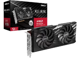 Placă video ASRock Challenger Radeon RX 7700 XT (12GB, GDDR6)