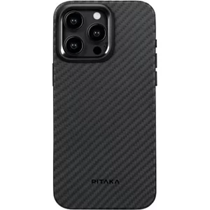 Husă Pitaka MagEZ 4 for iPhone 15 Pro Black/Grey