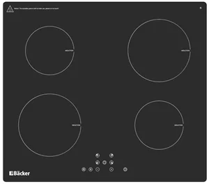 Plita cu inductie Backer BIN60X4 INDUCTION