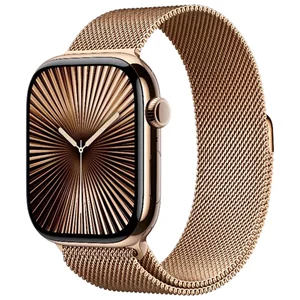 Умные часы Apple Watch Series 10 GPS+LTE 46mm MX003 Gold Titanium Case Gold Milanese Loop M/L