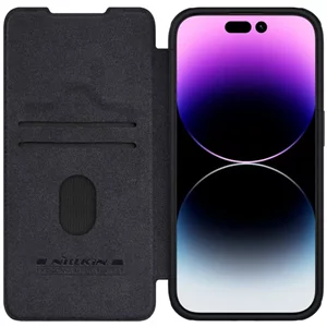 Чехол Nillkin for Apple iPhone 15 Pro Max Qin Pro Black