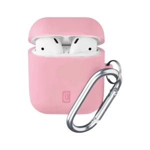 Husă pentru căști Cellularline for Apple Airpods 1 & 2 Pink