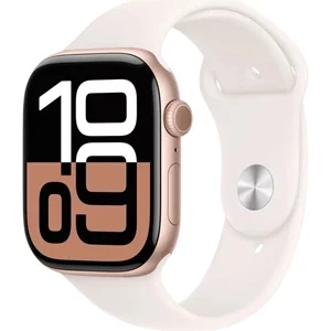 Умные часы Apple Watch Series 10 GPS 42mm MWWJ3 Rose Gold Aluminum with Light Blush Sport M/L