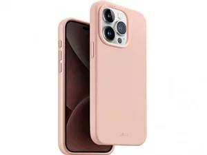 Чехол Uniq for iPhone 15 Pro Hybrid Magclik Charging Lino Hue Pink