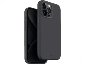 Husă Uniq for iPhone 15 Pro Max Hybrid Magclik Charging Lino Hue Black