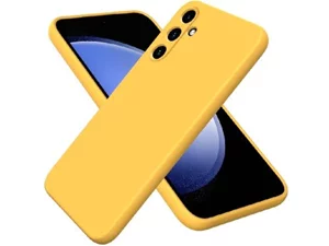 Husă WOO Liquid Silicone Samsung A15 4G Yellow