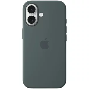 Чехол Apple iPhone 16 Silicone with MagSafe Lake Green