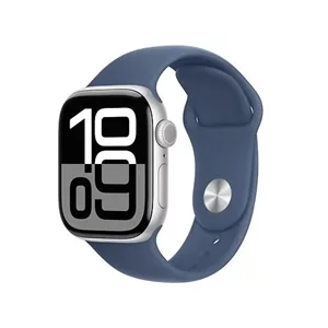 Умные часы Apple Watch Series 10 GPS+LTE 42mm MWX33 Silver Aluminium Denim S/M