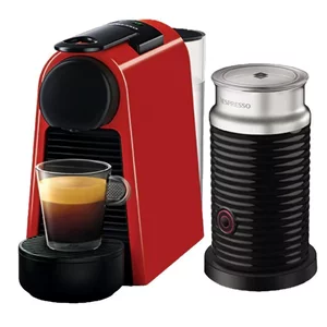 Кофеварка Nespresso Essenza Mini + Aeroccino 3 Black