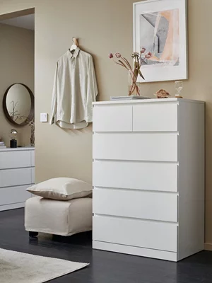 Комод Ikea Malm 6 80x123 White