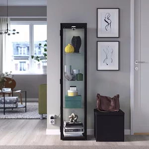 Витрина Ikea Blaliden/Strimsav 35x32x151 Black