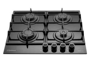 Plita de gaz incorporabila Mastercook Symphony Backlight Black