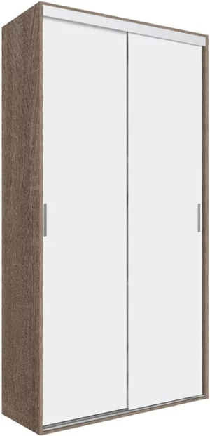 Шкаф купе Modern Fast Top 1 120x240x45 Sonoma Oak Truffle/White