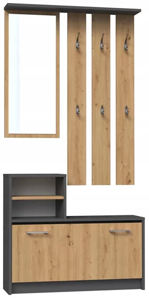 Antreu TopEshop Vera Anthracite/Artisan Oak