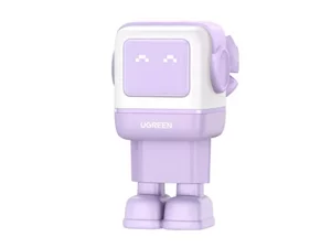 Зарядка UGREEN Nexode Robot GaN USB-A+2хUSB-C 65W Purple