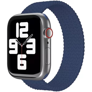 Ремешок VLP Apple Watch 38/40/41 Woven Nylon Strap Dark Blue L/XL