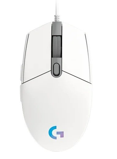 Mouse Logitech G203 Lightsync White