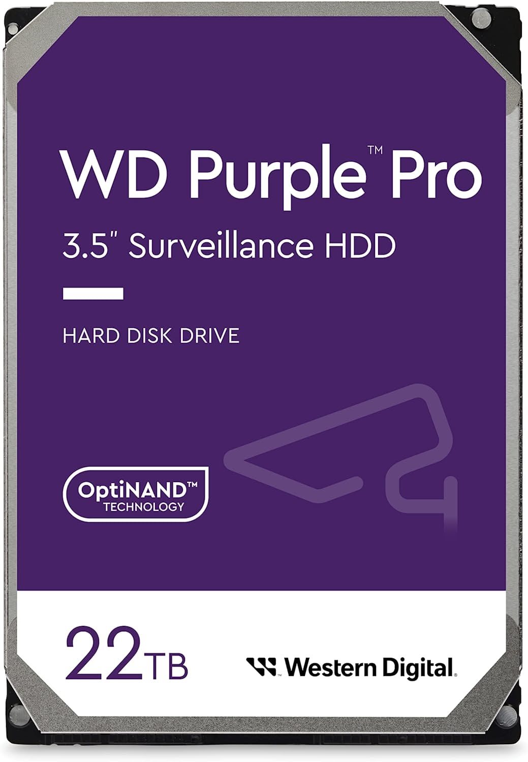 Жесткий диск HDD Western Digital Purple Pro 22TB (WD221PURP)