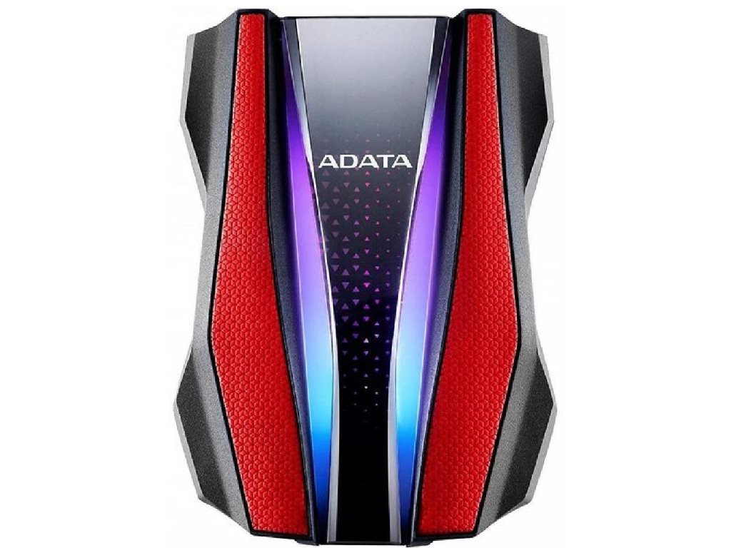 Hard disk extern Adata HD770G 1TB RGB Red