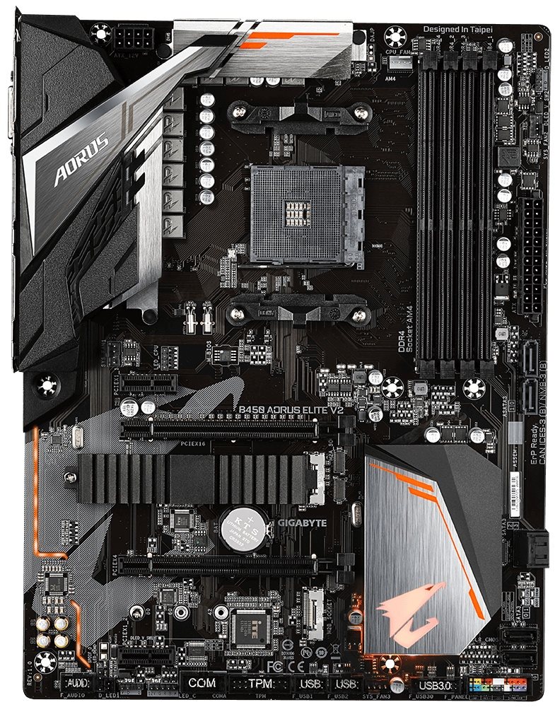 Материнская плата Gigabyte B450 Aorus Elite V2