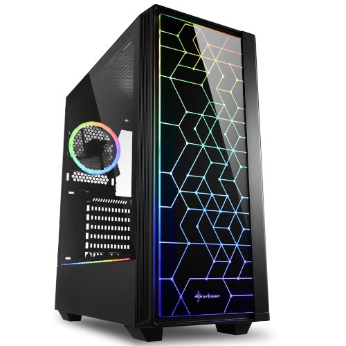 Carcasă Sharkoon RGB LIT 100 Black