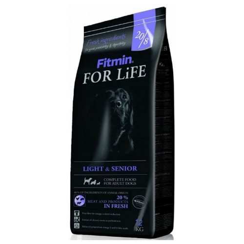 Hrana uscata pentru caini Fitmin For Life Light & Senior 12kg